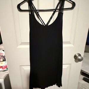 Magic Fit Black Strappy Camisole Dress